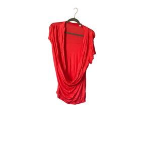 Celeste Women's XL Tunic salmon cowell neck‎